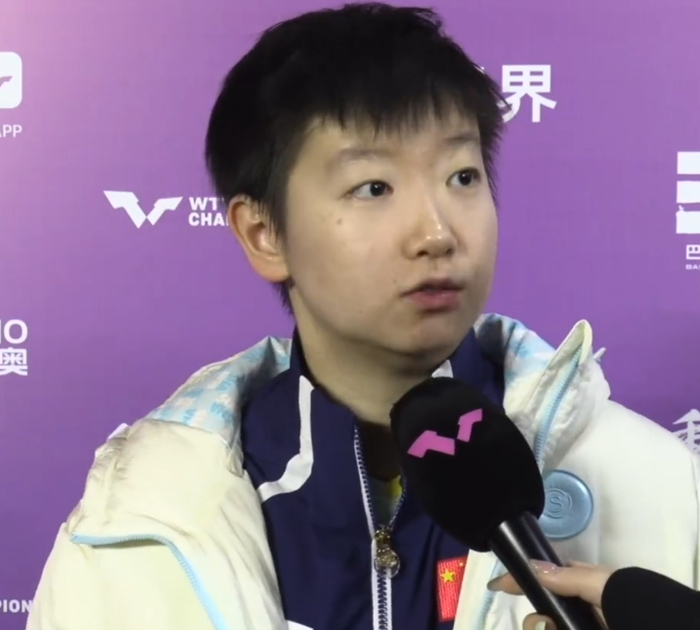七星彩开奖结果查询-孙颖莎3-0朱芊曦WTT官方采访！回应二三局胶着，谈目标很谦逊！|女单16强|国乒|比赛|小局|冠军赛_新浪新闻
